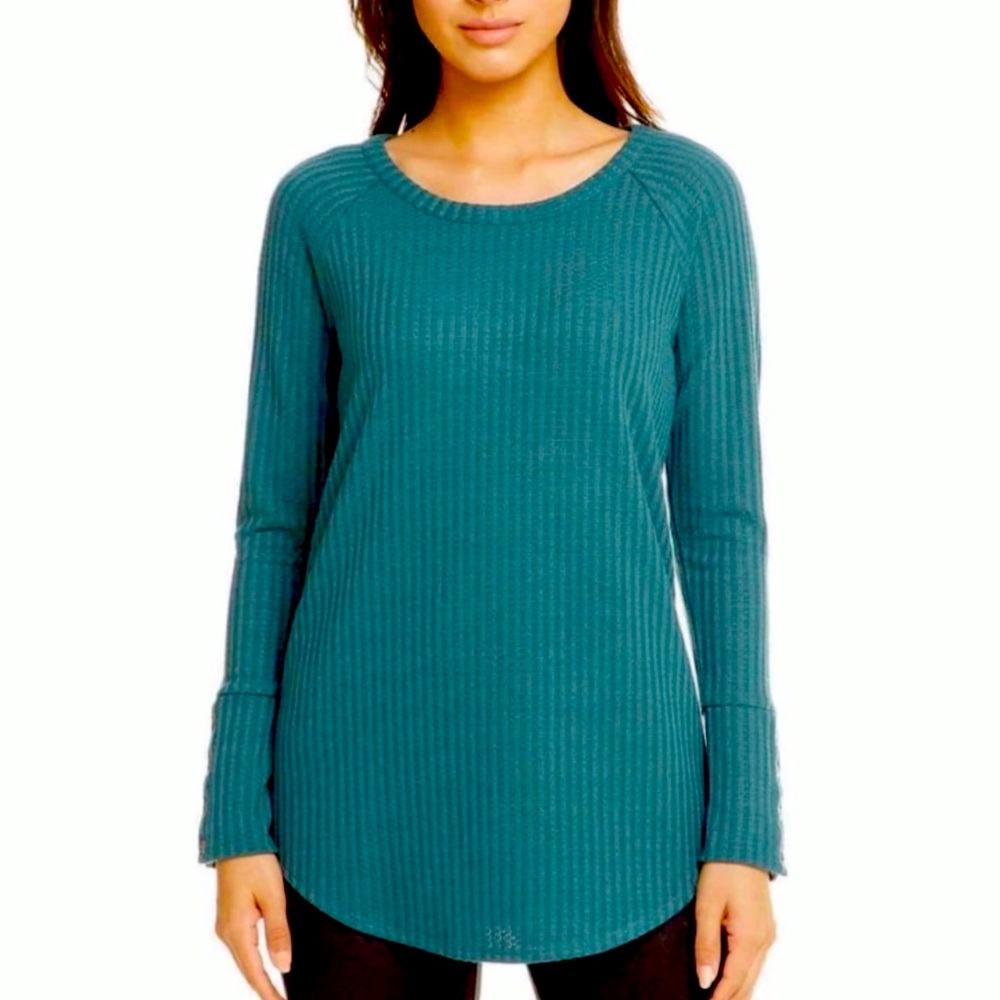 Chaser Aqua Teal Long Sleeve Thermal